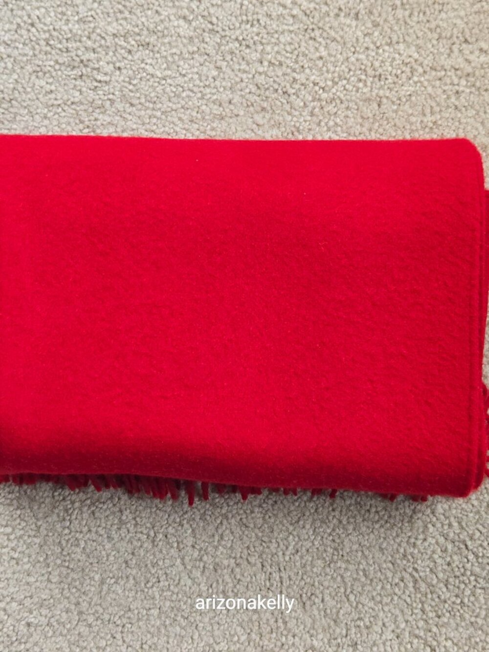 Talbots Cashmere (75%) & Wool (25%) Wrap Red - Picture 16 of 16